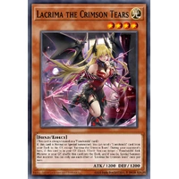 MP25-EN100 Lacrima the Crimson Tear Prismatic Secret Rare 1st Edition NM