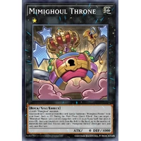 MP25-EN117 Mimighoul Throne Prismatic Secret Rare 1st Edition NM