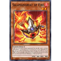 MP25-EN144 Salamangreat of Fire Prismatic Secret Rare 1st Edition NM