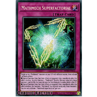 Yugioh MYFI-EN012 Mathmech Superfactorial Secret Rare 1st Edition NM