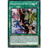 Yugioh MYFI-EN024 Dragonmaid Welcome Secret Rare 1st Edition NM