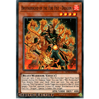 Yugioh MYFI-EN044 Brotherhood of the Fire Fist - Dragon Super Rare 1st Edition NM