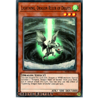 Yugioh MYFI-EN046 Lightning, Dragon Ruler of Drafts Super Rare 1st Edition NM