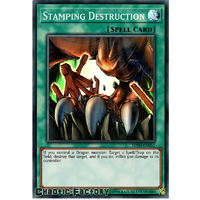 Yugioh MYFI-EN051 Stamping Destruction Super Rare 1st Edition NM