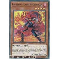 MZMI-EN001 Fighting Flame Swordsman Ultra Rare 1st Edition NM