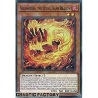 MZMI-EN002 Salamandra, the Flying Flame Dragon Super Rare 1st Edition NM