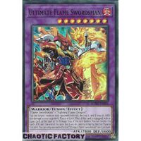 MZMI-EN004 Ultimate Flame Swordsman Super Rare 1st Edition NM