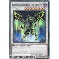 MZMI-EN033 Earthbound Servant Geo Gryphon Super Rare 1st Edition NM