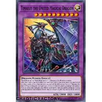 MZMU-EN012 Timaeus the United Magical Dragon Ultra Rare 1st Edition NM