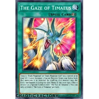 MZMU-EN013 The Gaze of Timaeus Secret Rare 1st Edition NM