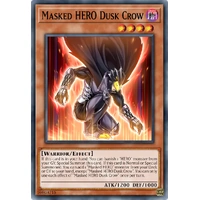 MZMU-EN014 Masked HERO Dusk Crow Super Rare 1st Edition NM
