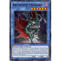MZMU-EN022 Matador Archfiend Super Rare 1st Edition NM