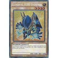 MZMU-EN059 Elemental HERO Sparkman Secret Rare 1st Edition NM