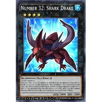 MZMU-EN067 Number 32: Shark Drake Secret Rare 1st Edition NM