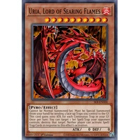 MZMU-EN074 Uria, Lord of Searing Flames Rare 1st Edition NM