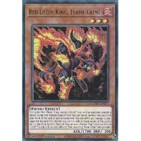 MZMU-EN077 Red Lotus King, Flame Crime Ultra Rare 1st Edition NM