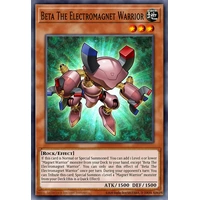 MZMU-EN081 Beta The Electromagnet Warrior Rare 1st Edition NM