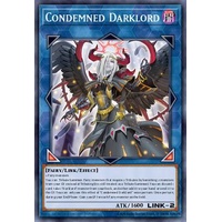 MZMU-EN107 Condemned Darklord Super Rare 1st Edition NM