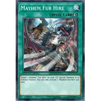 MZMU-EN115 Mayhem Fur Hire Rare 1st Edition NM