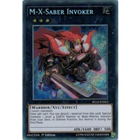 Yugioh M-X-Saber Invoker Secret Rare BLLR-EN063 1st edition