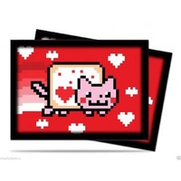 ULTRA PRO ValentNyan Cat Standard Deck Protectors 50ct Sleeves MTG Pokemon