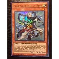 Yugioh Sage with Eyes of Blue Ultra Rare SHVI-EN020 1st Edition M/NM