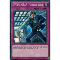 YUGIOH SPYRAL GEAR - Utility Wire RATE-EN088 Super Rare x 3 1st Edition IN HAND!