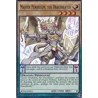 YU-GI-OH! Master Pendulum, the Dracoslayer - BOSH-EN023 - Super Rare 1st Edition