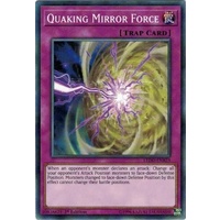 Yugioh LEDD-ENB23 Quaking Mirror Force Common 1st Edition