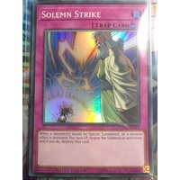 Yugioh  COTD-ENSE2 Solemn Strike Super Rare NM