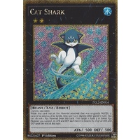 Yugioh Cat Shark PGL2-EN016 Gold Secret 1st edition