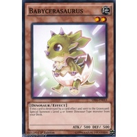 YUGIOH Babycerasaurus Common SR04-EN013  1st edition