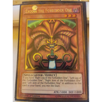 Exodia the Forbidden One PGL2-EN026 1st edition YUGIOH Gold Rare!
