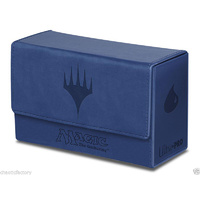 ULTRA PRO Magic: The Gathering - Mana Dual Flip Box Blue Double Deck Box