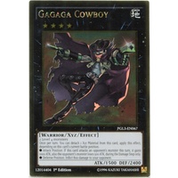 YUGIOH Gagaga Cowboy - Gold Rare - 1st Edition - PGL3-EN067