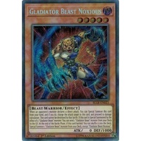 YUGIOH Gladiator Beast Noxious Secret Rare BLLR-EN021