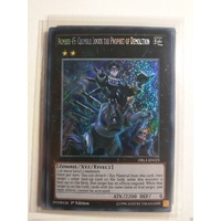 Yugioh DRL3-EN023 Number 45 Crumble Logos the Prophet of Demolition SCR 1st ed