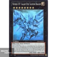 Yugioh Number 107: Galaxy-Eyes Tachyon Dragon LTGY-EN044 Ghost Rare 1st Edition