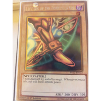 YUGIOH Left Leg of the Forbidden one PGL2-EN023 1st edition EXODIA Gold rare
