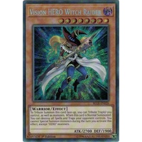 YUGIOH Vision HERO Witch Raider Secret Rare BLLR-EN026 NM\M 1st edition