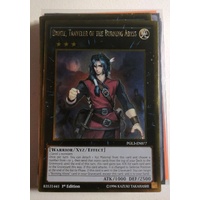 Yugioh Dante, Traveler of the Burning Abyss PGL3-EN077 1st edition Gold Rare
