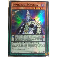 YUGIOH PEVO-EN011 Stargazer Magician Super Rare 1st Edition MINT