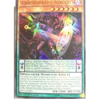 YUGIOH PEVO-EN002 Chronograph Sorcerer Ultra Rare 1st Edition MINT