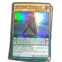 YUGIOH PEVO-EN058 Qliphort Monolith Super Rare 1st Edition MINT