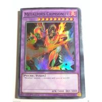 YUGIOH PEVO-EN053 Metalfoes Crimsonite Super Rare 1st Edition MINT 