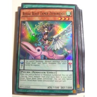 Yugioh PEVO-EN049 Ritual Beast Tamer Zefrawendi Super Rare 1st Edition MINT 