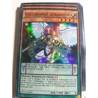 YUGIOH PEVO-EN045 Stellarknight Zefraxciton Super Rare 1st Edition MINT