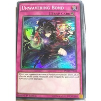 YUGIOH PEVO-EN043 Unwavering Bond Super Rare 1st Edition MINT  x 3