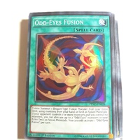 YUGIOH PEVO-EN038 Odd-Eyes Fusion Super Rare 1st Edition MINT