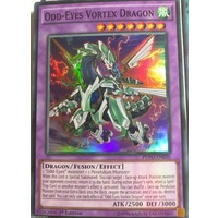 YUGIOH PEVO-EN030 Odd-Eyes Vortex Dragon Super Rare 1st Edition MINT